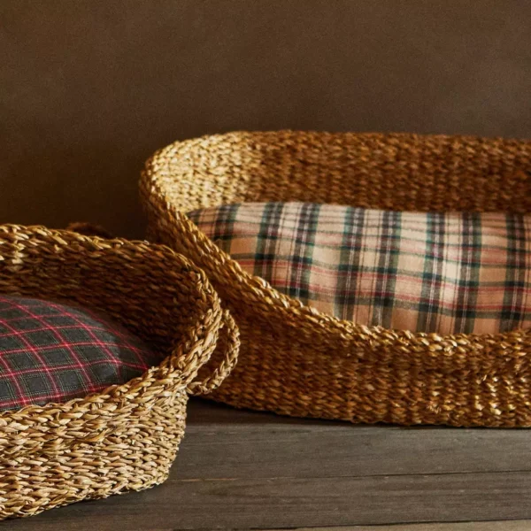 Seagrass pet basket sleeping beds-01 - Image 4