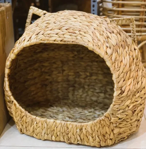 Water Hyacinth pet basket sleeping beds-02 - Image 3